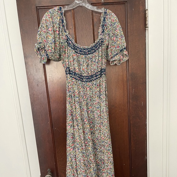 EUC Doen Eclipse Dress Mayfair Floral Size Large - Picture 2 of 5